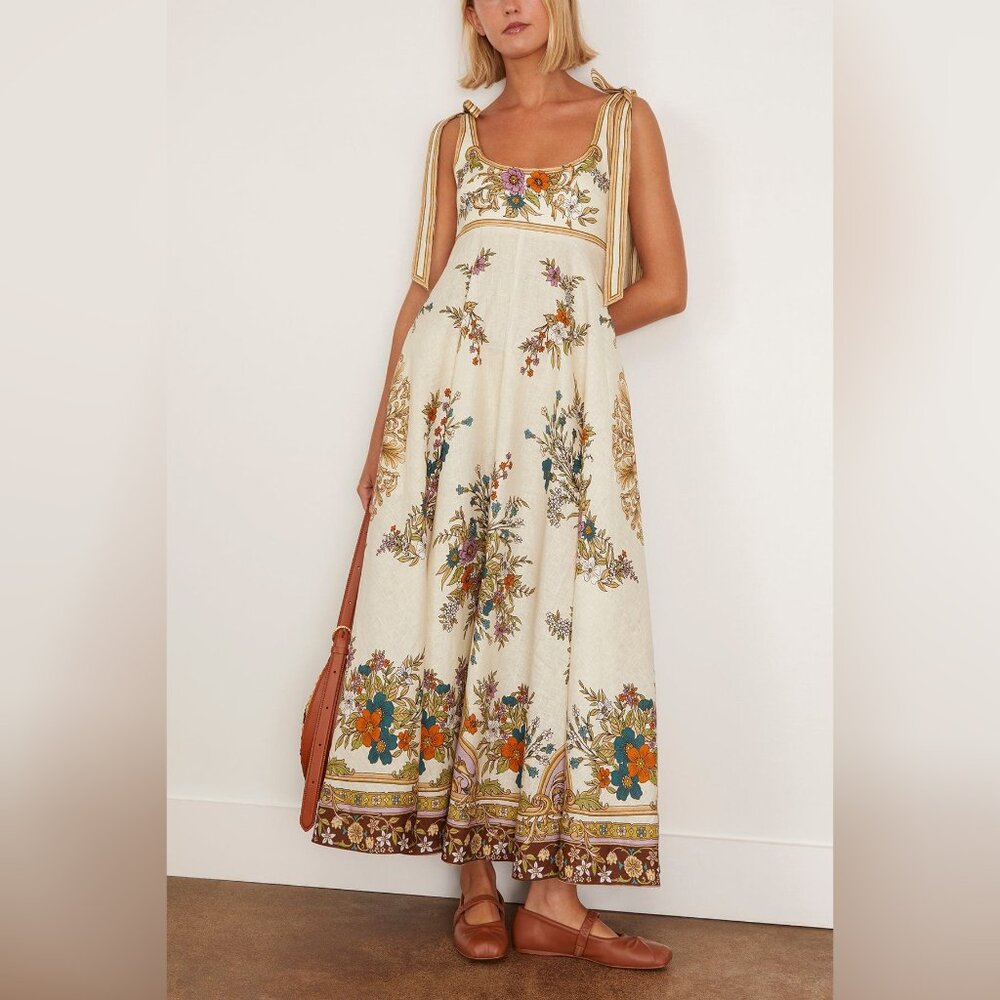 Alemais Antoinette Ballet Sundress in Cream